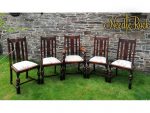 Set of 5 Edwardian dining chairs Set of 5 Edwardian dining chairs