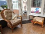 Refurbished conservatory furniture. Refurbished conservatory furniture, with new cushions and new upholstery.
