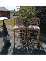 Two lovely bar stools for Celia in New Quay. Two lovely bar stools for Celia in New Quay.