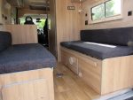 Motor-home upholstery Camper Van seating and bed upholstery