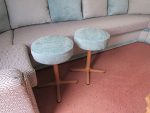 Caravan upholstery. Large static caravan, new foam, new cushions, 3 different fabrics.
