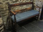 Bespoke cushions. Bespoke cushions made for antique settles at 'Y Talbot' in Tregaron.