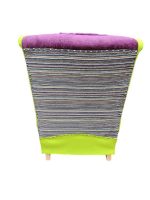 Revamped Parker Knoll reclining armchair. Striking revamped reclining Parker Knoll armchair. (back view).