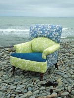 A stone's throw from the sea. Comfy armchair