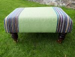 'Granny Smith' footstool. 'Granny Smith' footstool.