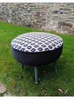 A footstool that looks like a spaceship!