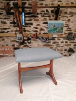 A matching footstool to accompany the ottoman for Helen's mum in Cilcennin. A matching footstool to accompany the ottoman for Helen's mum.