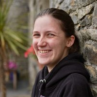 Rosie - Our lead machinist at the Needle Rock traditional upholstery workshop in Wales.