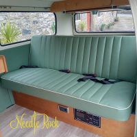 Volkswagen Caravan Bench Upholstery in Green