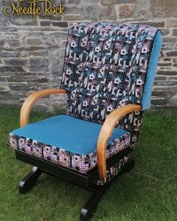 Donald's old chair from his early 20's given a new lease of life for his newly built home.
